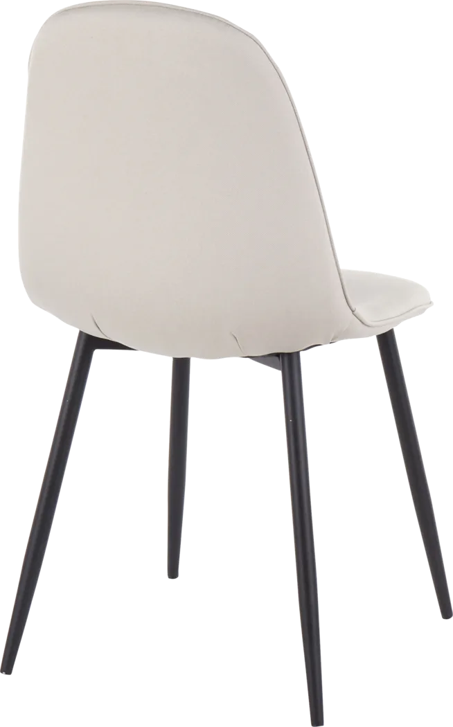 Kernack II Beige Side Chair, Set of 2 - Thumbnail - Image 4