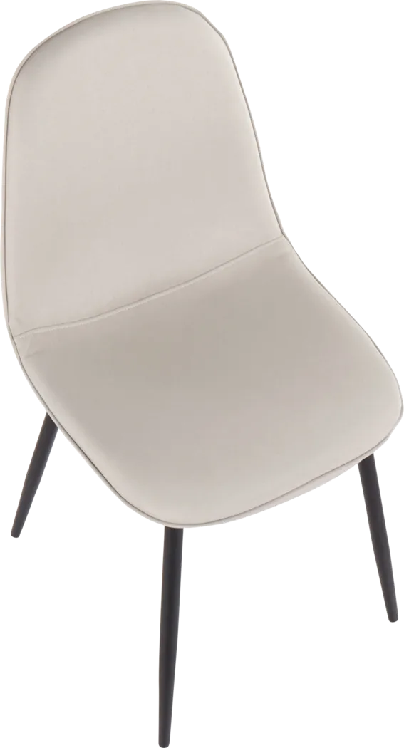 Kernack II Beige Side Chair, Set of 2 - Thumbnail - Image 7