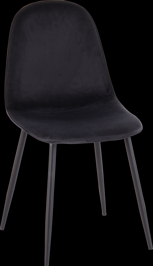 Kernack II Black Side Chair, Set of 2 - Thumbnail - Image 2