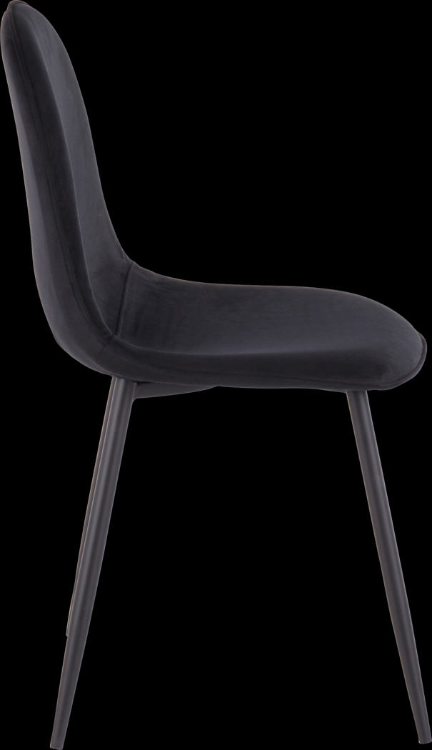 Kernack II Black Side Chair, Set of 2 - Thumbnail - Image 3