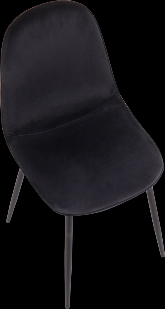Kernack II Black Side Chair, Set of 2 - Thumbnail - Image 7