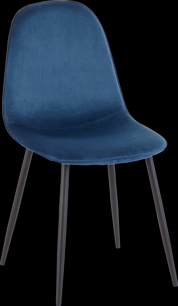 Kernack II Blue Side Chair, Set of 2 - Thumbnail - Image 2