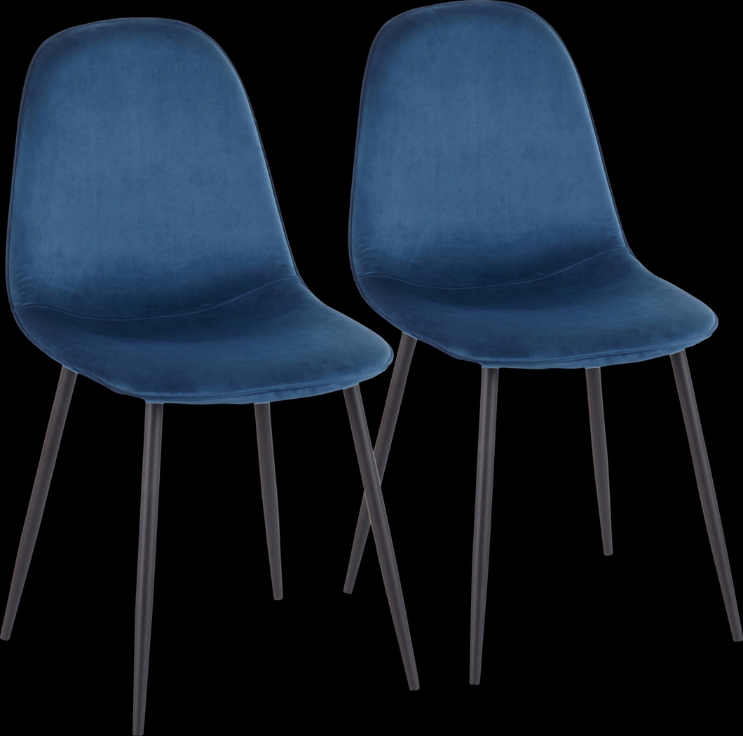 Kernack II Blue Side Chair, Set of 2 - Thumbnail - Image 1