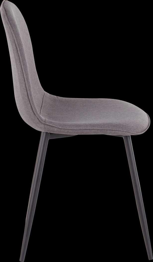 Kernack II Charcoal Side Chair, Set of 2 - Thumbnail - Image 3