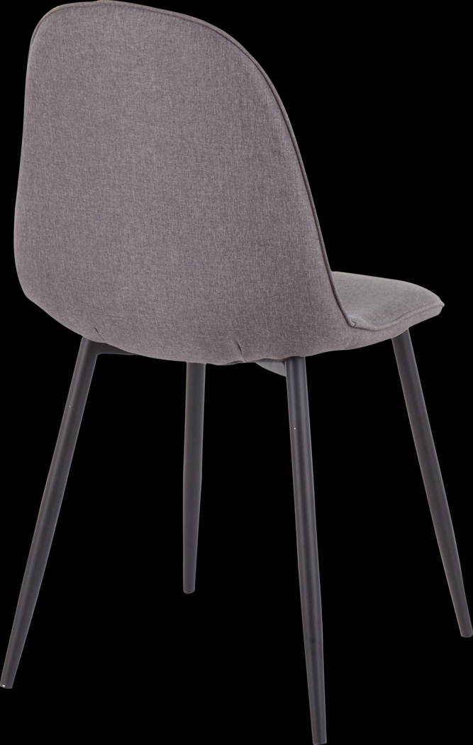 Kernack II Charcoal Side Chair, Set of 2 - Thumbnail - Image 4