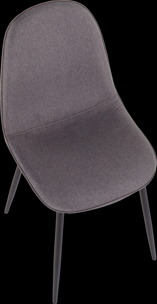 Kernack II Charcoal Side Chair, Set of 2 - Thumbnail - Image 7