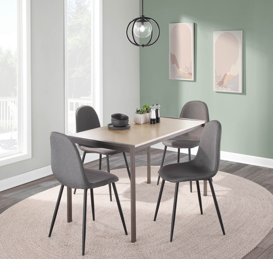 Kernack II Charcoal Side Chair, Set of 2 - Thumbnail - Image 9