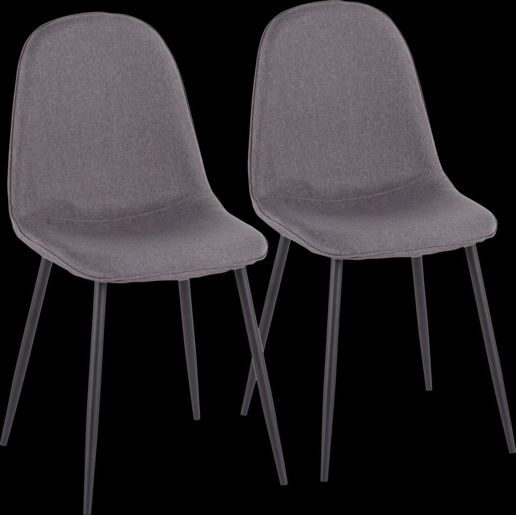 Kernack II Charcoal Side Chair, Set of 2 - Thumbnail - Image 1