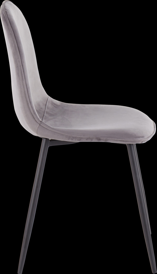 Kernack II Gray Side Chair, Set of 2 - Thumbnail - Image 3
