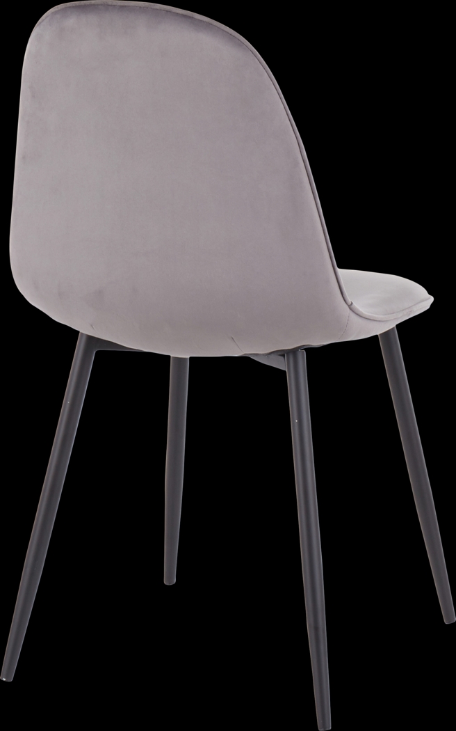Kernack II Gray Side Chair, Set of 2 - Thumbnail - Image 4