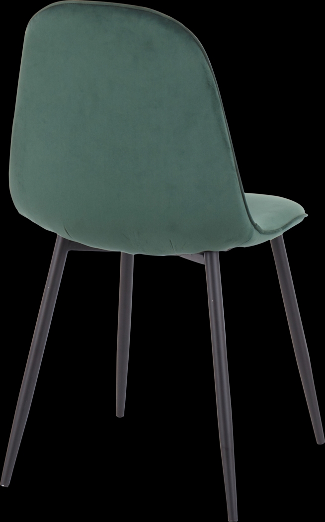 Kernack II Green Side Chair, Set of 2 - Thumbnail - Image 4