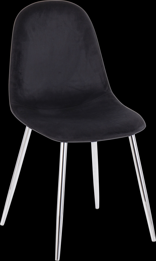 Kernack III Black Side Chair, Set of 2 - Thumbnail - Image 2