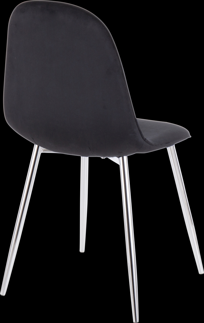 Kernack III Black Side Chair, Set of 2 - Thumbnail - Image 4