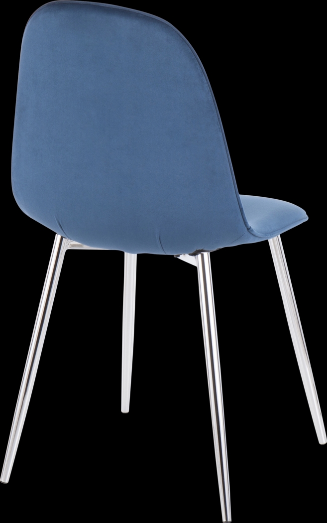 Kernack III Blue Side Chair, Set of 2 - Thumbnail - Image 4