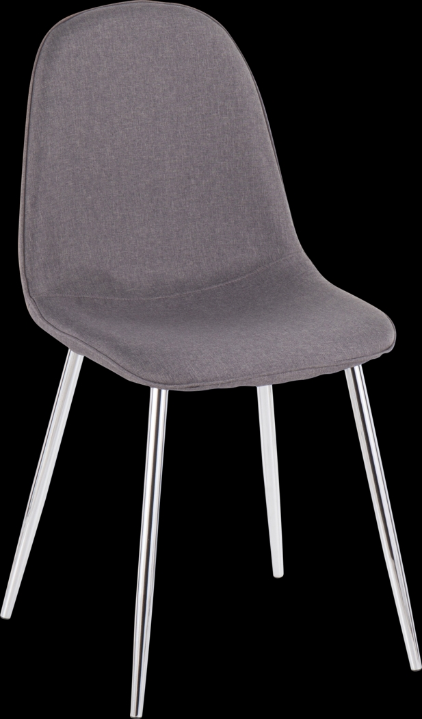 Kernack III Charcoal Side Chair, Set of 2 - Thumbnail - Image 2