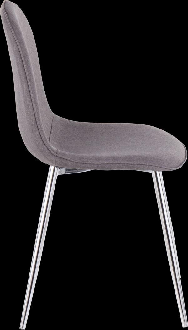 Kernack III Charcoal Side Chair, Set of 2 - Thumbnail - Image 3