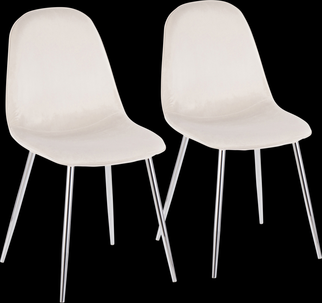 Kernack III Cream Side Chair, Set of 2 - Thumbnail - Image 1