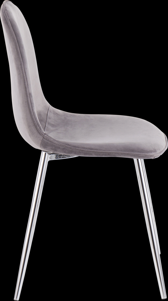Kernack III Gray Side Chair, Set of 2 - Thumbnail - Image 3