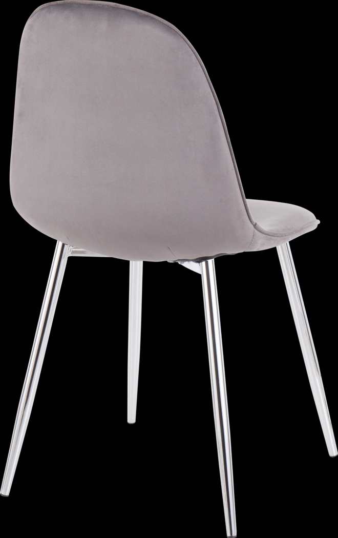 Kernack III Gray Side Chair, Set of 2 - Thumbnail - Image 4