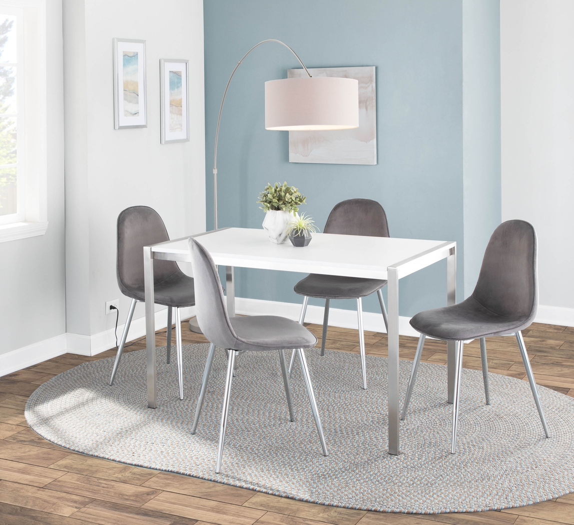 Kernack III Gray Side Chair, Set of 2 - Thumbnail - Image 8