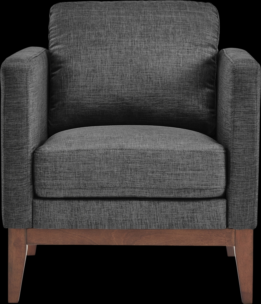 Kerney Dark Gray Accent Chair - Thumbnail - Image 2