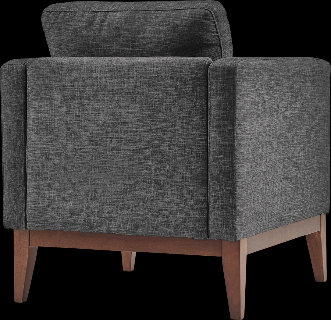 Kerney Dark Gray Accent Chair - Thumbnail - Image 3