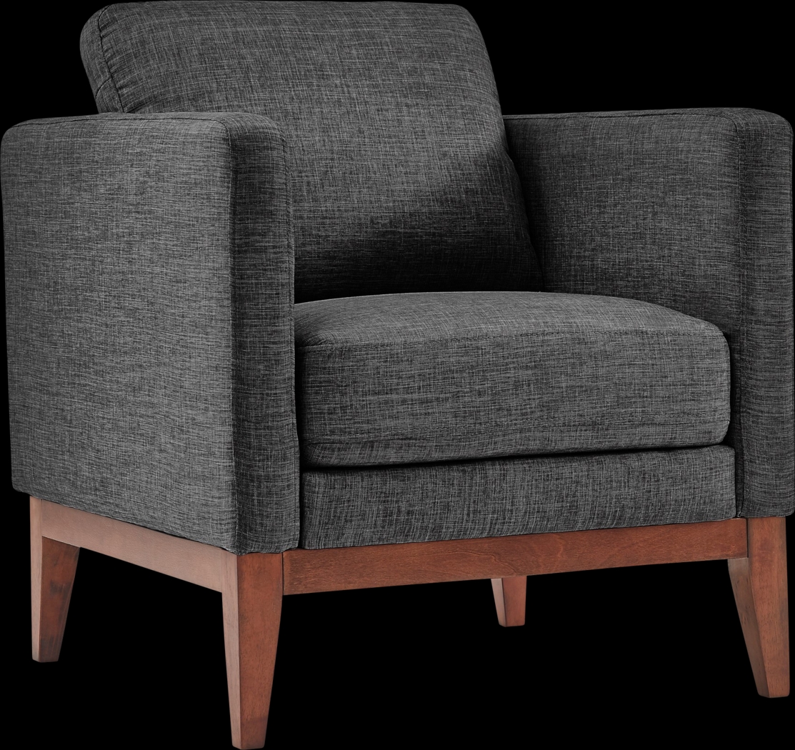 Kerney Dark Gray Accent Chair - Thumbnail - Image 1