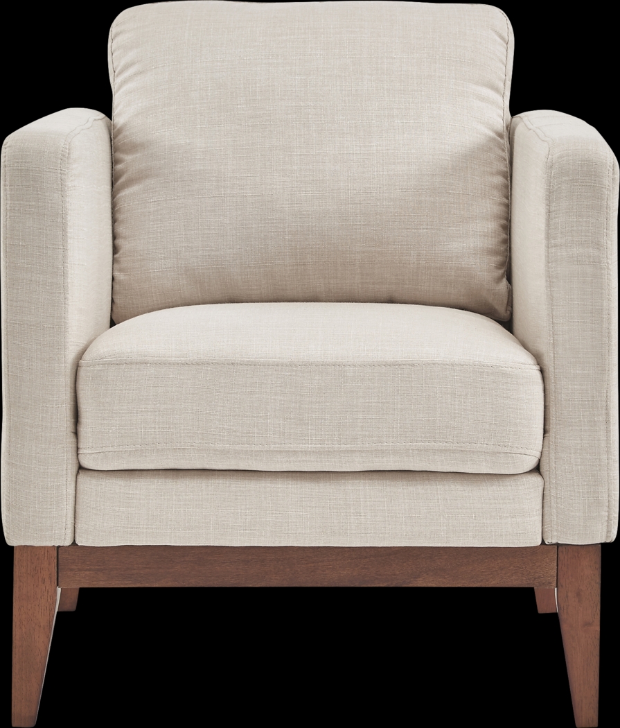 Kerney White Accent Chair - Thumbnail - Image 2