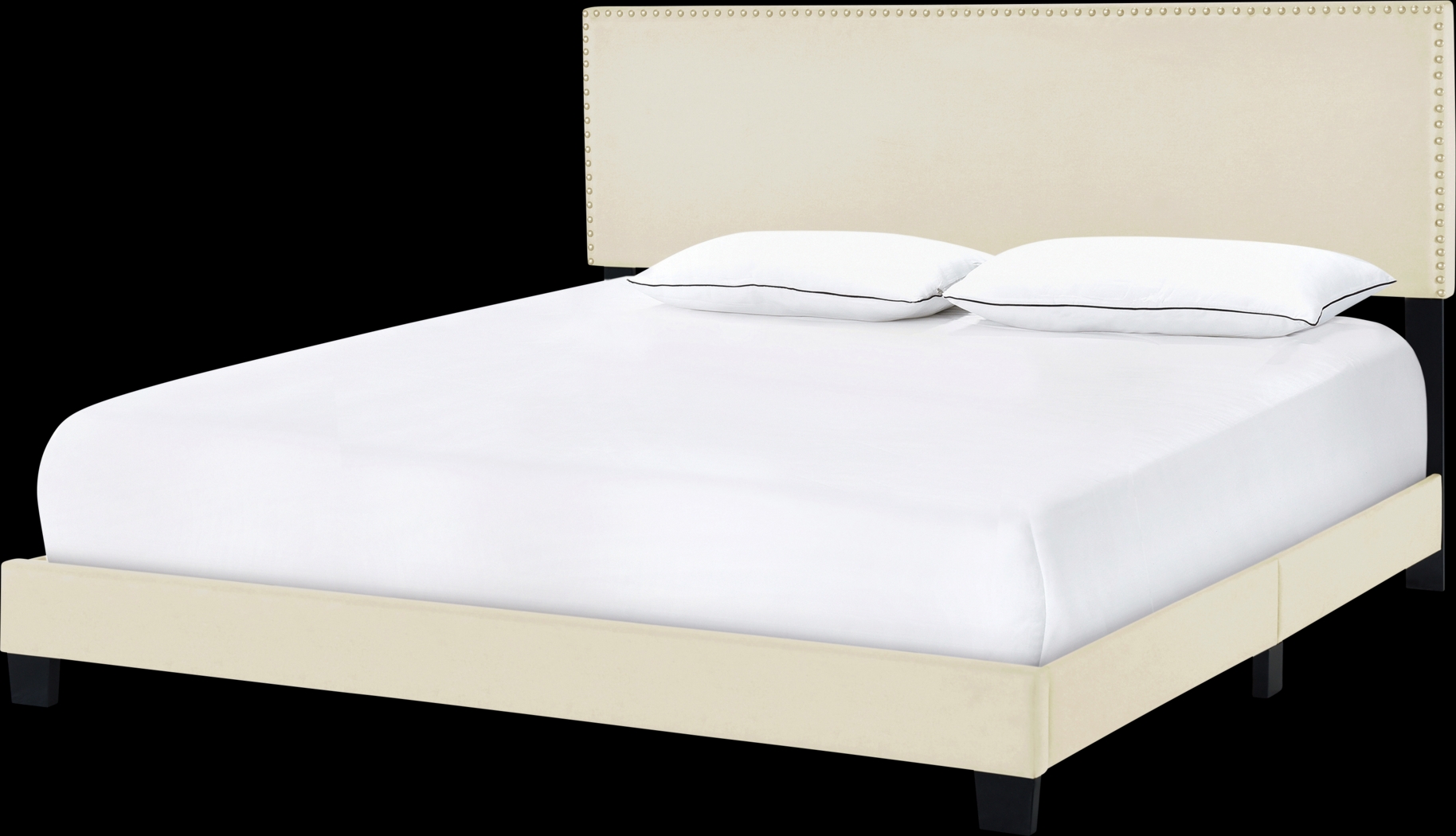 Kernite Beige Queen Bed - Thumbnail - Image 3