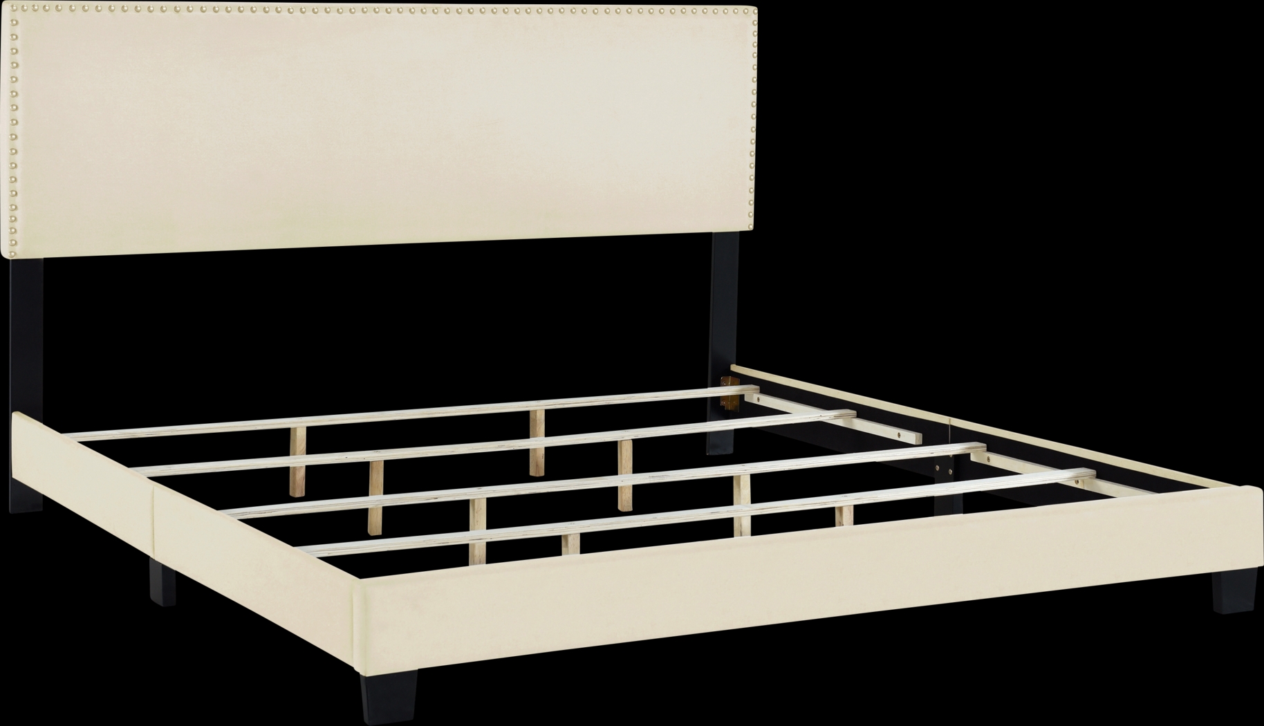 Kernite Beige Queen Bed - Thumbnail - Image 4