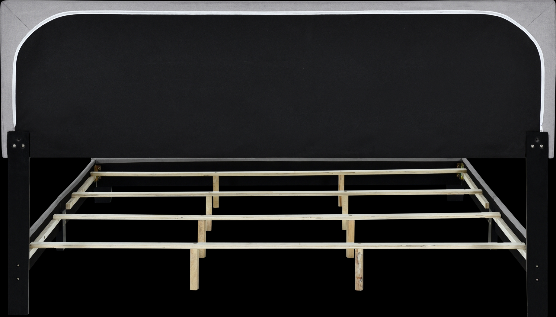 Kernite Dark Gray King Bed - Thumbnail - Image 5