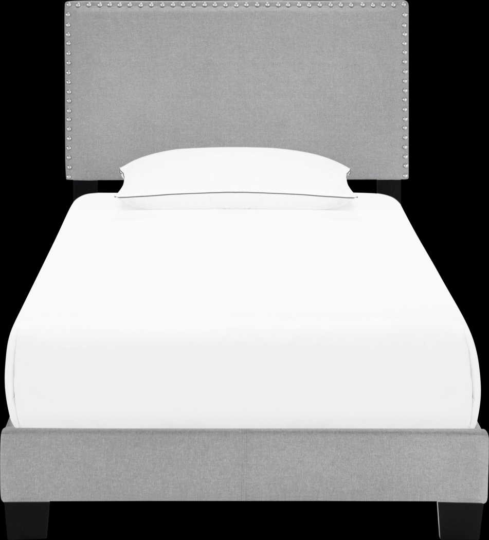 Kernite Dark Gray Twin Bed - Thumbnail - Image 2