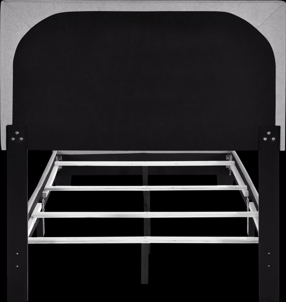 Kernite Dark Gray Twin Bed - Thumbnail - Image 5