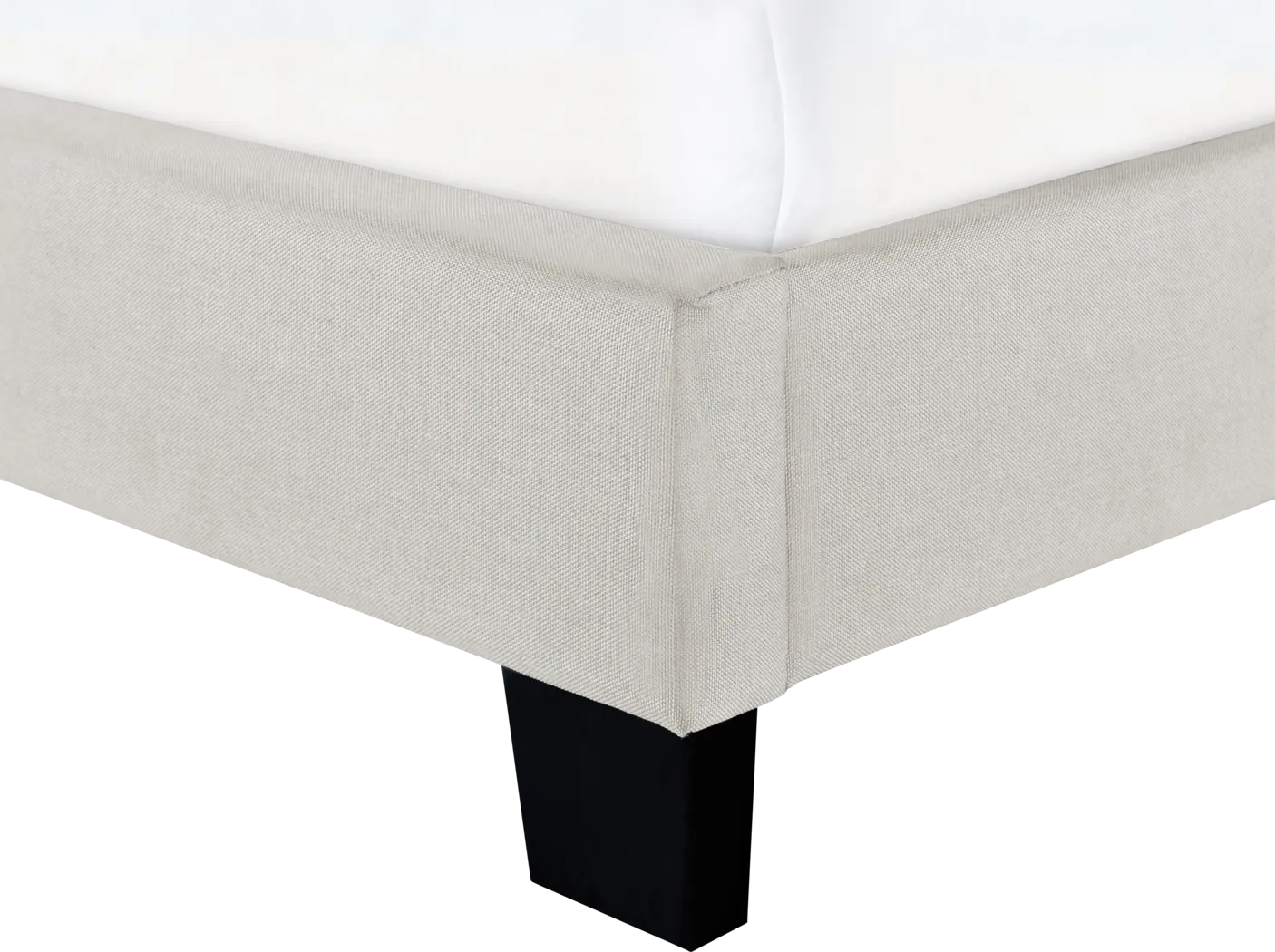 Kernite Light Gray Queen Bed - Thumbnail - Image 6