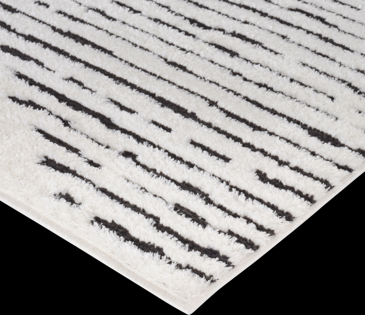 Kerone White 2'6 x 10' Runner Rug - Thumbnail - Image 6