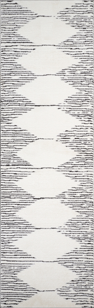 Kerone White 2'6 x 10' Runner Rug - Thumbnail - Image 1