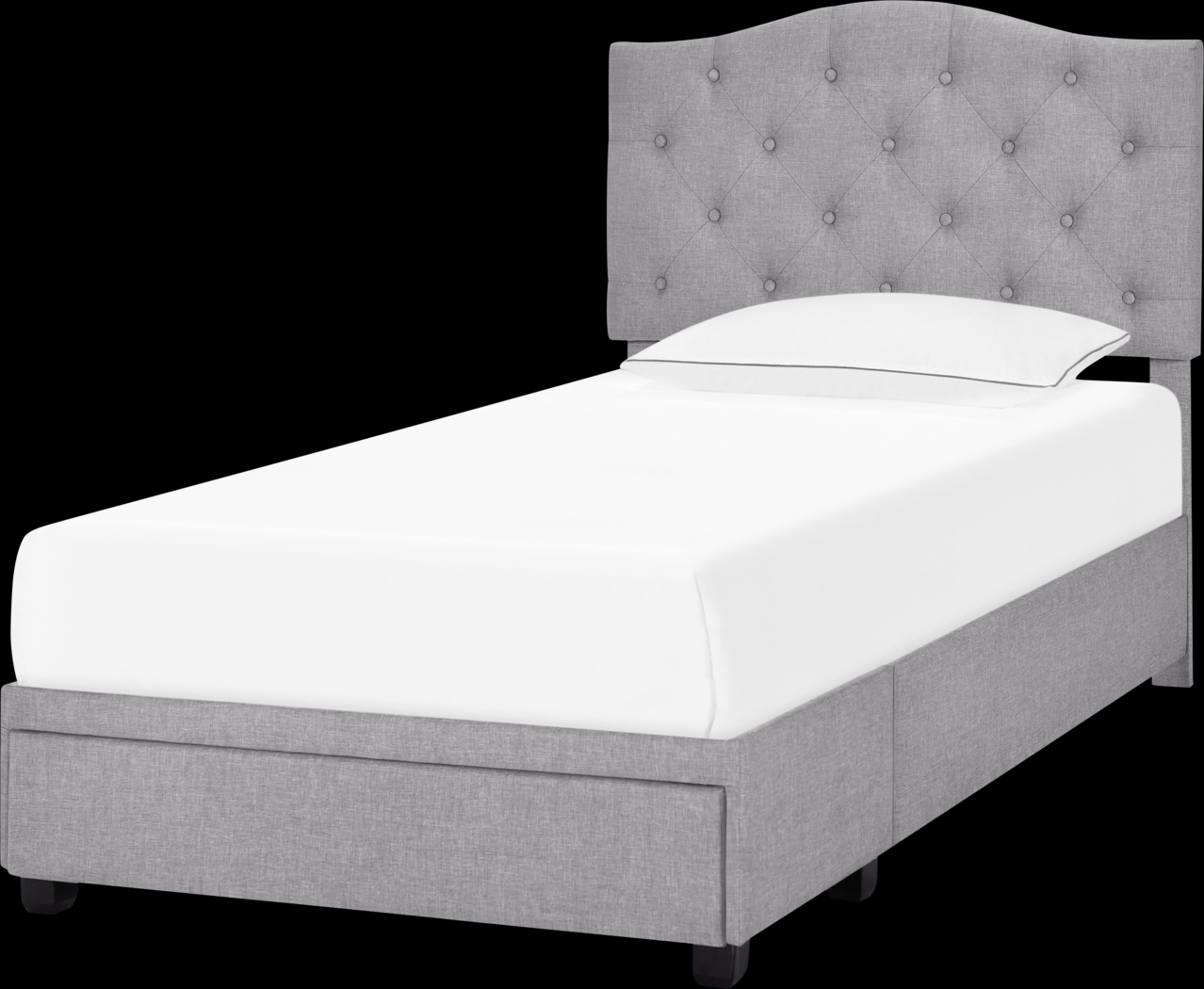 Kerrydale Gray Twin Bed - Thumbnail - Image 3