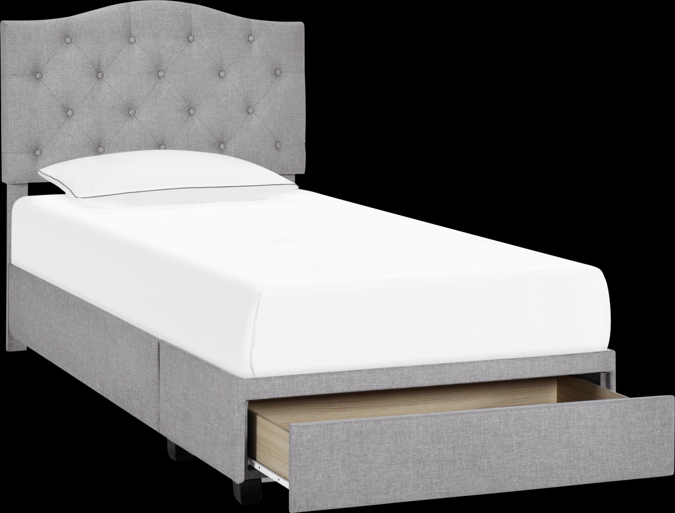 Kerrydale Gray Twin Bed - Thumbnail - Image 4