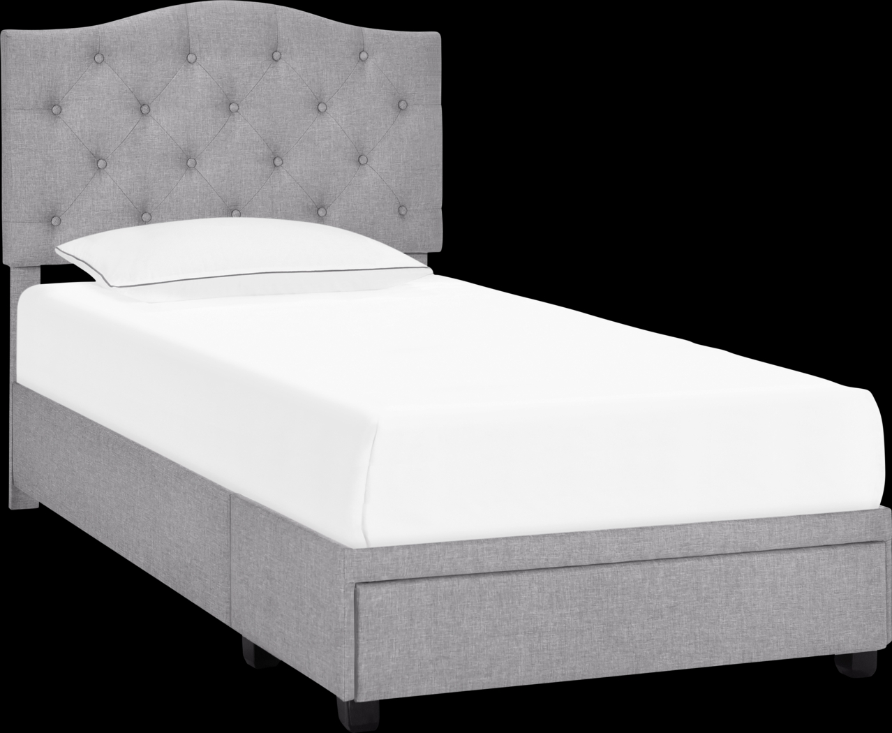 Kerrydale Gray Twin Bed - Thumbnail - Image 1