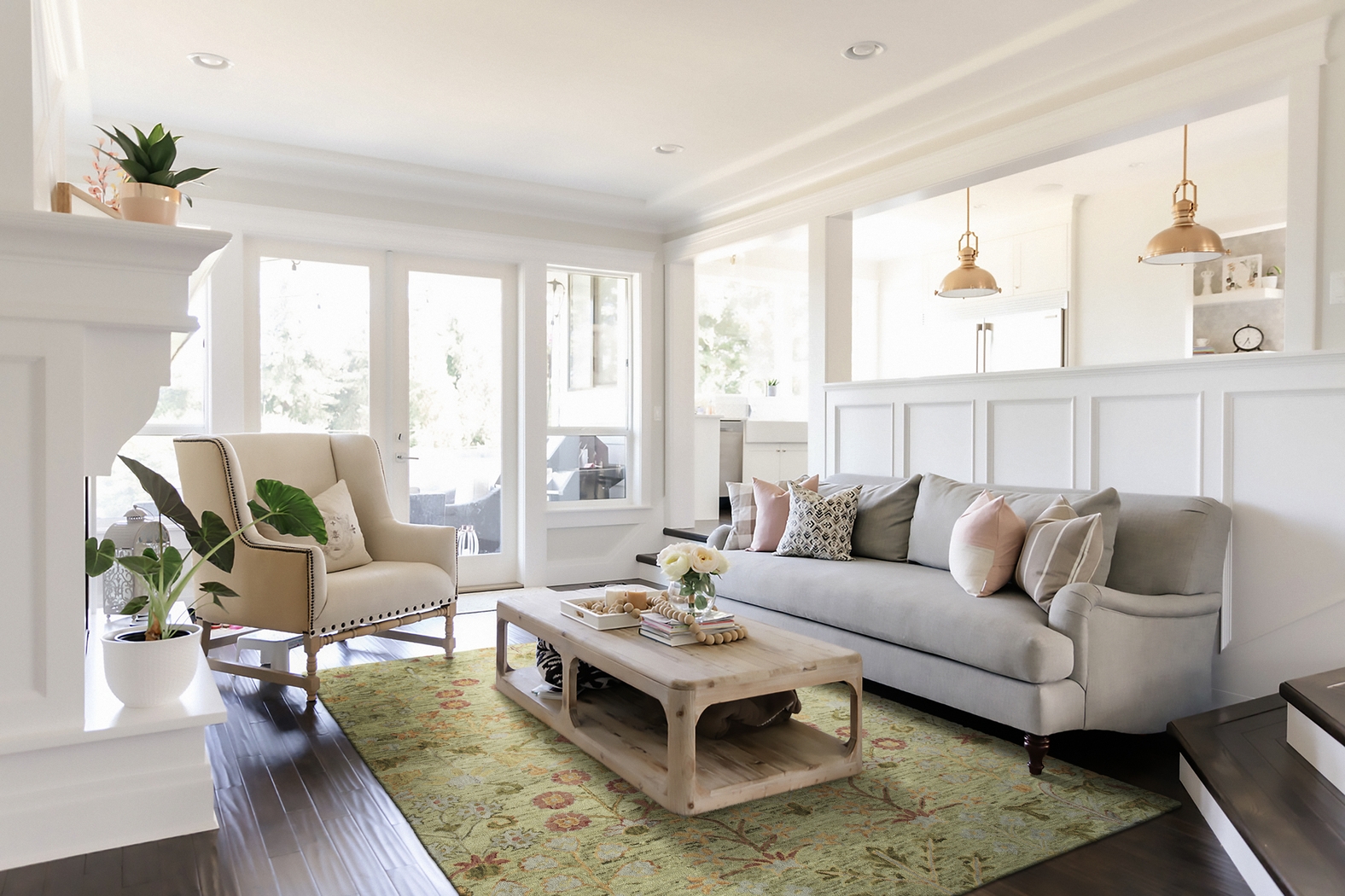 Kesiah Green 5' x 7'9 Rug - Thumbnail - Image 2