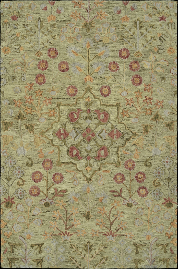 Kesiah Green 5' x 7'9 Rug - Thumbnail - Image 1