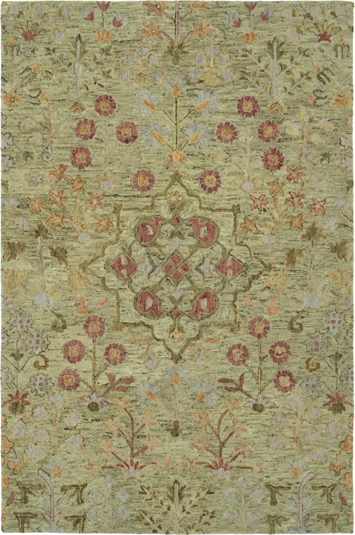 Kesiah Green 8' x 10' Rug - Thumbnail - Image 1