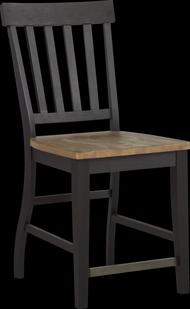 Keston Black 7 Pc Square Counter Height Dining Room - Thumbnail - Image 4