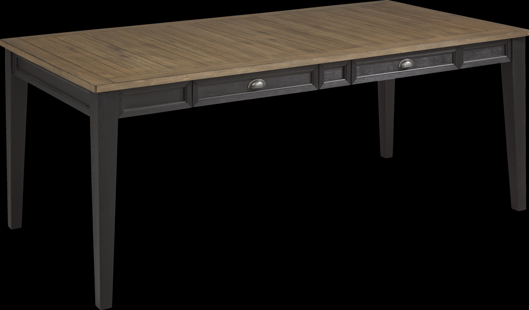 Keston Black 7 Pc Rectangle Dining Room - Thumbnail - Image 2