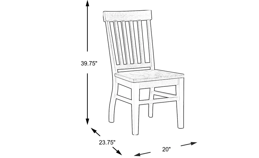 Dimension Image. Please refer to the Dimension Tab on this page for dimension details.
