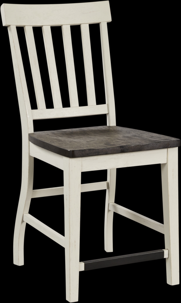 Keston White 5 Pc Square Counter Height Dining Room - Thumbnail - Image 4