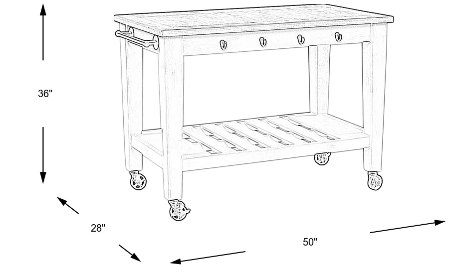 Dimension Image. Please refer to the Dimension Tab on this page for dimension details.