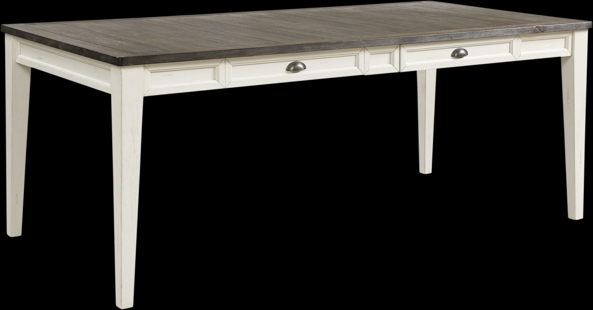 Keston White Rectangle Dining Table - Thumbnail - Image 1