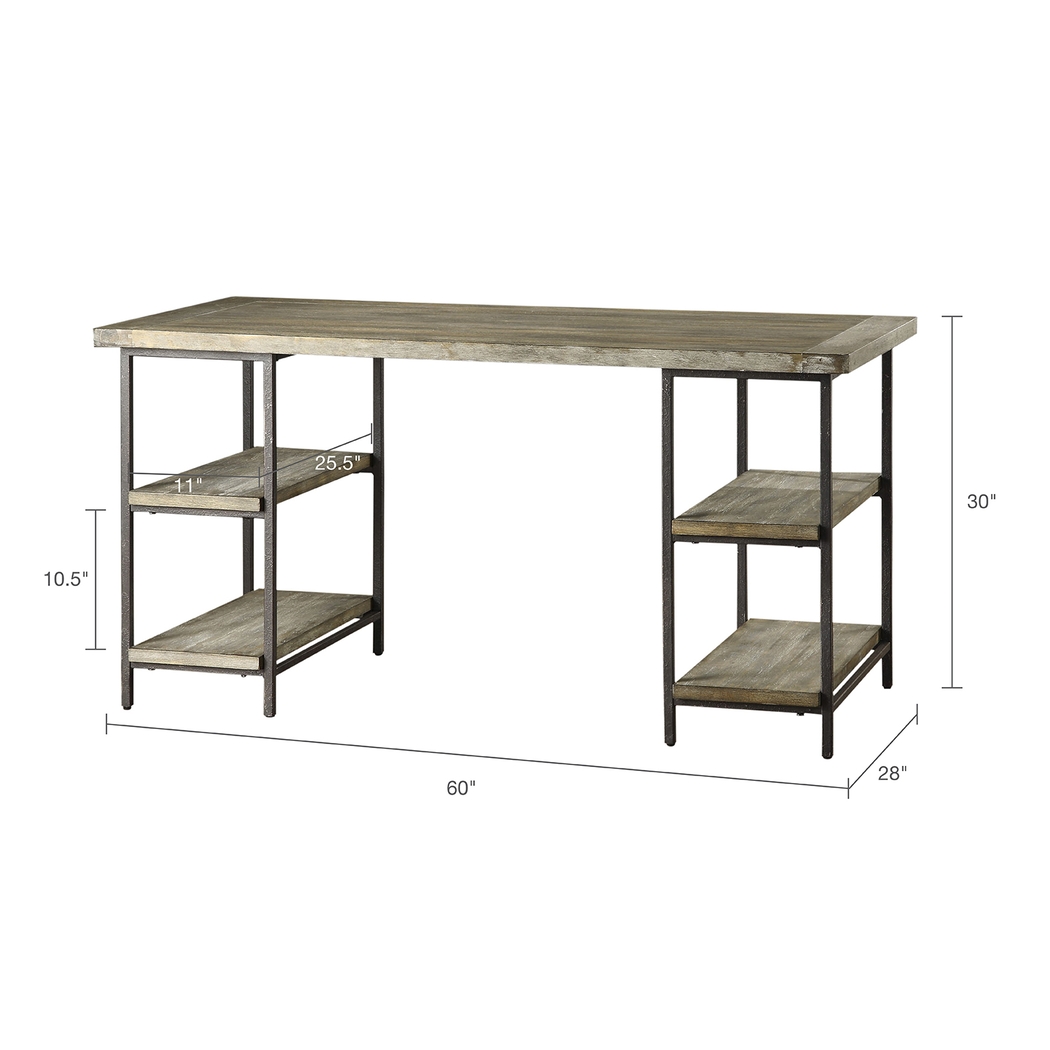 Kestrel Gray Desk - Thumbnail - Image 3