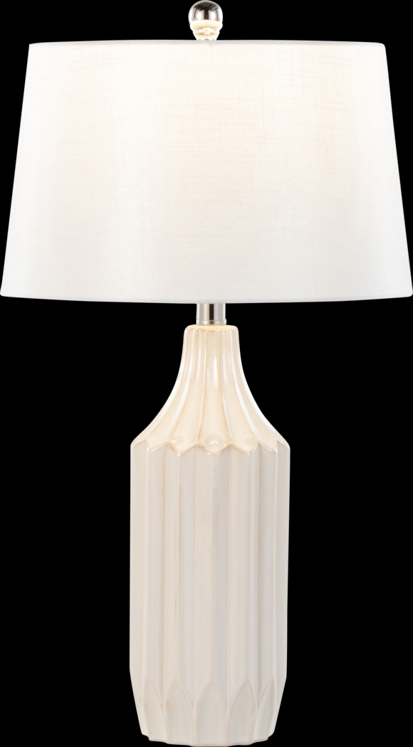 Keswick Land Cream Lamp - Thumbnail - Image 3